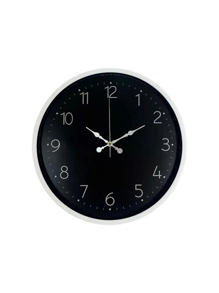 36 Cm Dekoratif Sade Duvar Saati - Resim 2