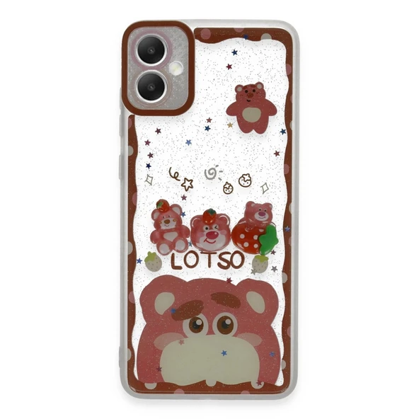 Samsung Galaxy A05 Kılıf Sweet Desenli Silikon Kapak - Pembe ürün görseli 1