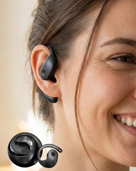 36 Saat Kullanım Bluetooth Kulaklık Gürültü Engelleme Spor Kulaklık ürün görseli 1