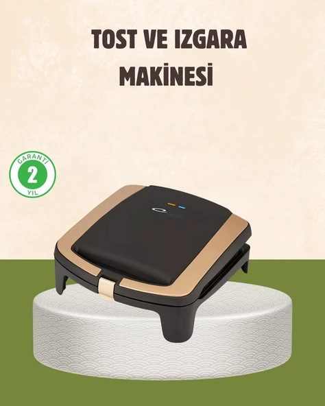 Tost Makinesi Isı Kontrollü 4 Dilim Kapasiteli ürün görseli 1