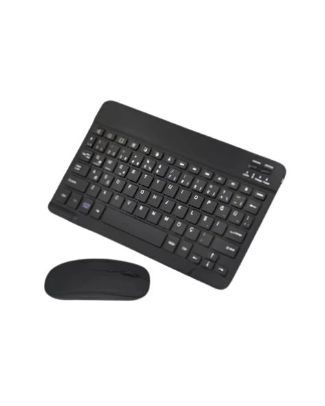 Bluetooth Klavye Mouse Seti Taşınabilir Wireless Bilgisayar Aksesuarı - Resim 2