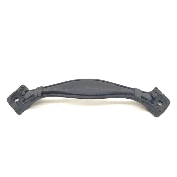 Antika Tarz Dekoratif Pirinç Deste Mobilya Kulbu - 25x120 mm, Oksit TG-1395 341695 ürün görseli 1
