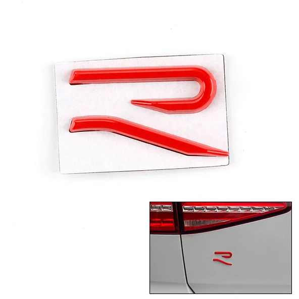 Golf 8 Kırmızı Renk Bagaj logosu Kendinden yapışkanlı ürün görseli 1