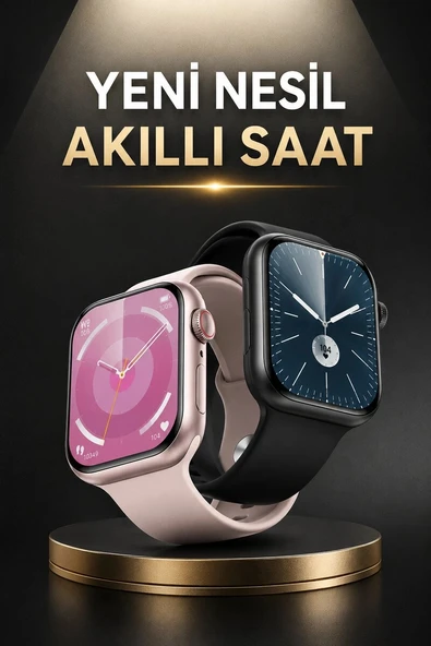 Akıllı Saat Alarm ve Titreşim Uyku ve Sağlık Takibi GPS Uyumlu Nabız Ölçer Sesli Görüşme ürün görseli 1