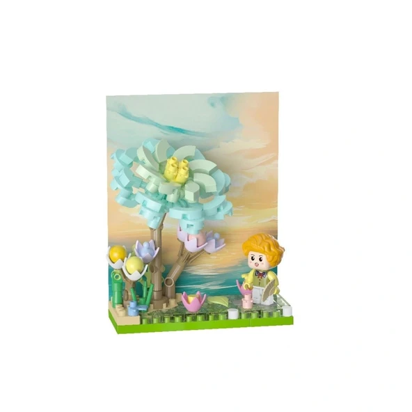 Çiçek ve Figür Serisi 3D Puzzle - Resim 2