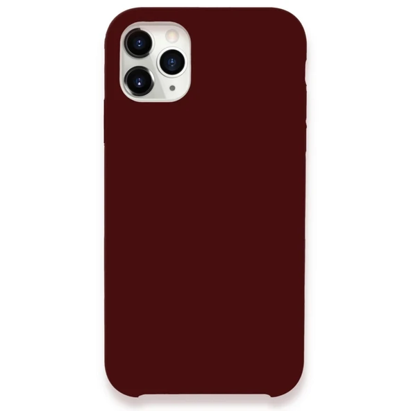 Apple İphone 11 Pro Max Kılıf Lansman Legant Silikon - Bordo ürün görseli 1