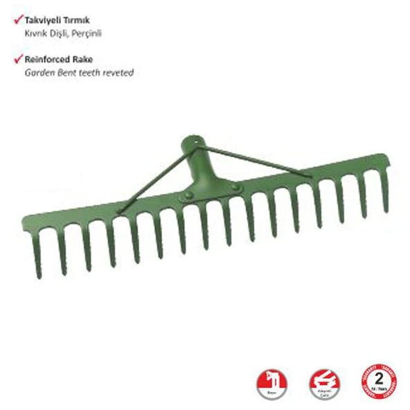 S.D. Takviyeli Tırmık 14 Diş TG-1395 342772 ürün görseli 1