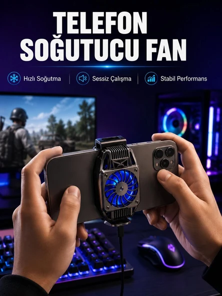 Mobil Telefon Soğutucu Fan Yüksek Soğutma Performansı ürün görseli 1