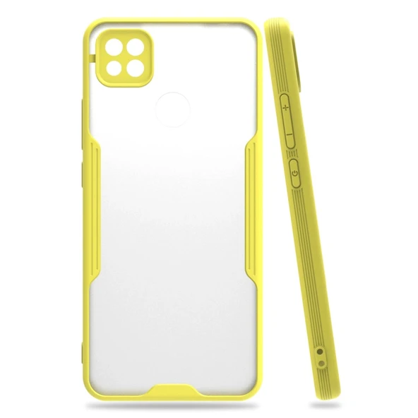 Xiaomi Redmi 9c Kılıf Platin Silikon - Sarı ürün görseli 1