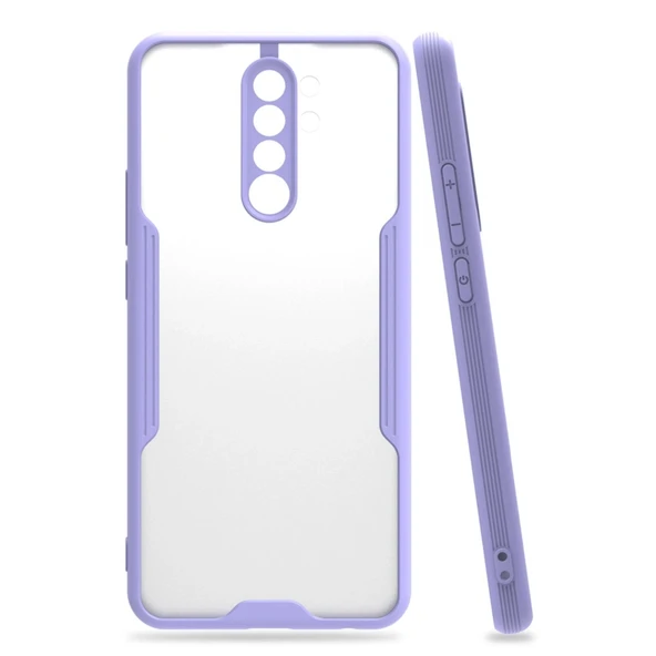 Xiaomi Redmi Note 8 Pro Kılıf Platin Silikon - Lila ürün görseli 1