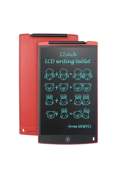12 Inc Writing Lcd Grafik Dijital Kalemli Çizim Tableti Yazı Tahta Not Yazma Eğitim Tableti ürün görseli 1