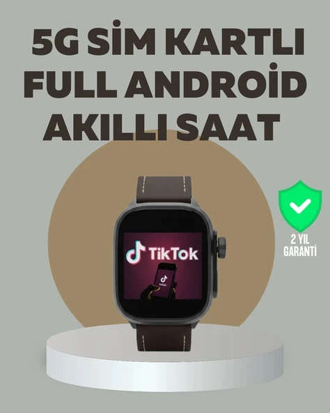 Android Akıllı Saat 5G Destekli Uygulama İndirme ürün görseli 1