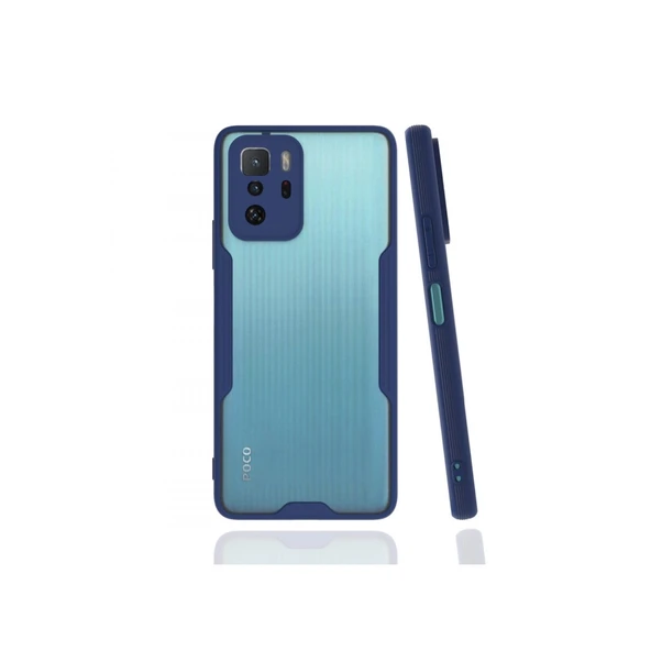 Xiaomi Poco X3 Gt Kılıf Platin Silikon - Lacivert ürün görseli 1