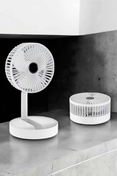 Soğutucu Vantilatör Telefon Standlı Mini Fan - Resim 3