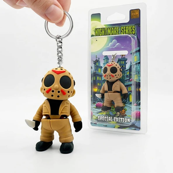 Jason Voorhees Korku Anahtarlık Çanta Süsü ve Hediyelik Oto Aksesuarı - Jayzor ürün görseli 1