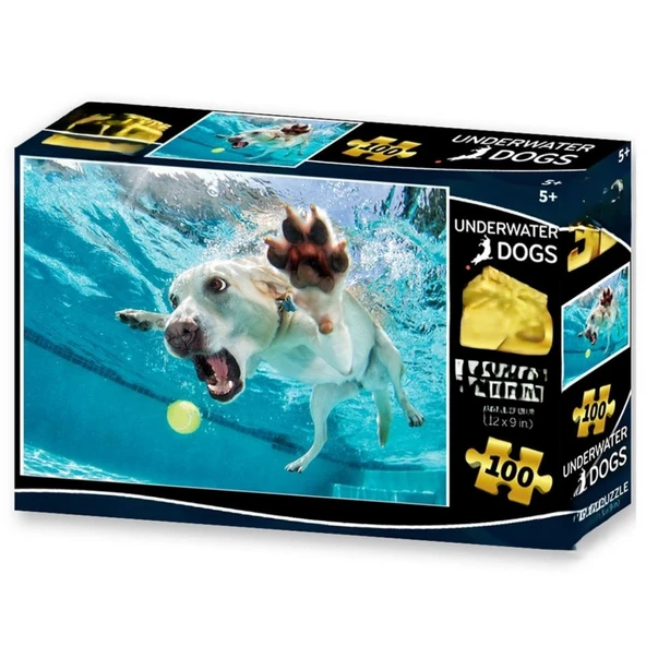 Su Altında Köpek Daisy Puzzle 100 Parça ürün görseli 1