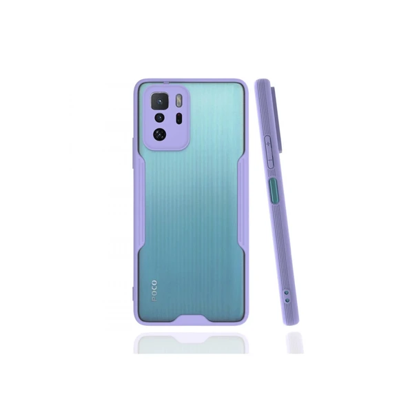 Xiaomi Poco X3 Gt Kılıf Platin Silikon - Lila ürün görseli 1