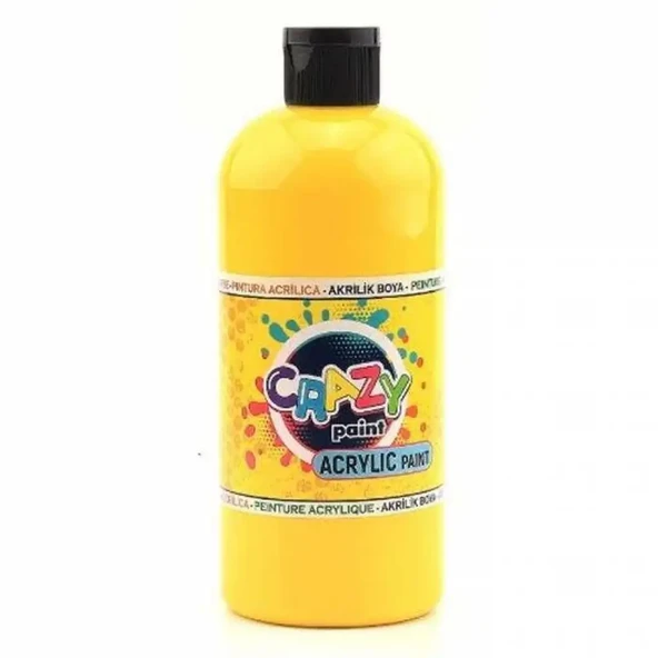 Crazy Akrilik Paint Sarı 550 GR 2702 ürün görseli 1