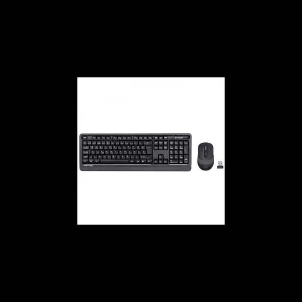 A4 TECH FG1010, Gri, FSTYLER, 2.4Ghz Kablosuz, Türkçe F, Klavye Mouse Set ürün görseli 1