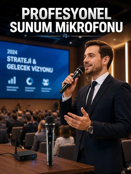 Çift Mikrofon Seti Profesyonel Ses Performansı ürün görseli 1
