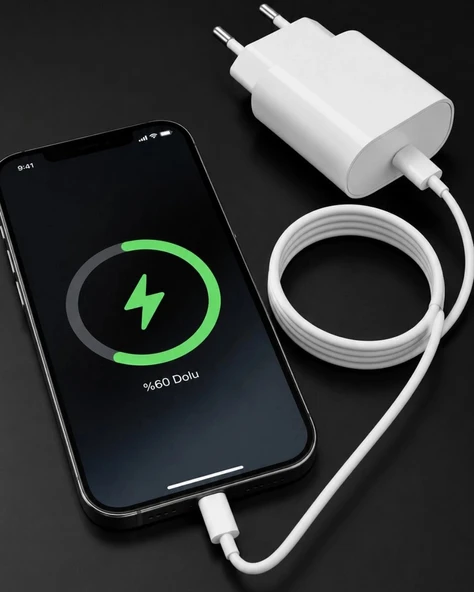 iPhone 14 13 12 Mini 11 XR XS X 20W Hızlı Şarj Adaptörü ürün görseli 1