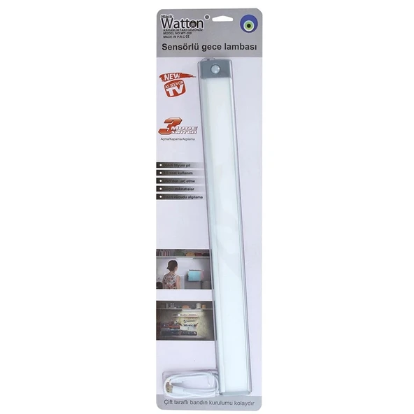 Sensörlü Şarjlı Dolap Lambası Wt-288 - Resim 4