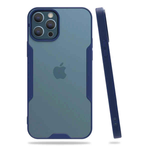 Apple İphone 12 Pro Max Kılıf Platin Silikon - Lacivert ürün görseli 1