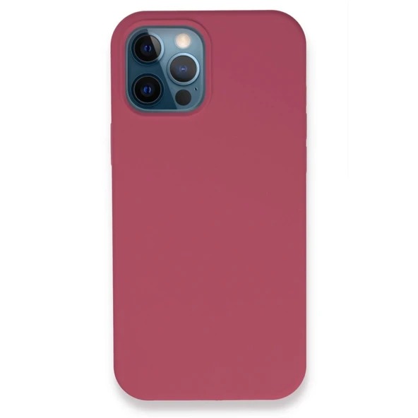 Apple İphone 12 Pro Kılıf Lansman Legant Silikon - Fuşya ürün görseli 1
