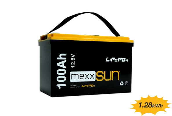 MEXXSUN Lityum Akü 12,8V 100Ah (LiFePo4) 1280Wh ürün görseli 1