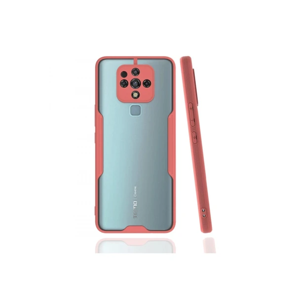 Tecno Camon 16 Kılıf Platin Silikon - Pembe ürün görseli 1