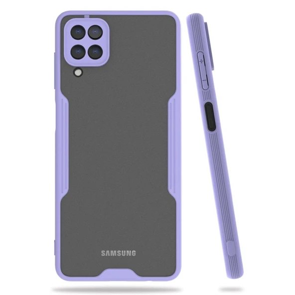 Samsung Galaxy A22 Kılıf Platin Silikon - Lila ürün görseli 1