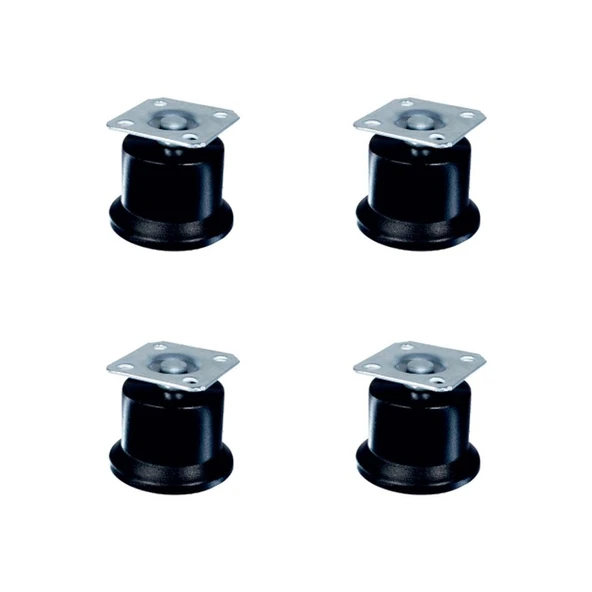 Bekleme Bingo Ayak Tablalı - 50MM - Siyah HKS280 - 4 Adet TG-1395 346719 ürün görseli 1