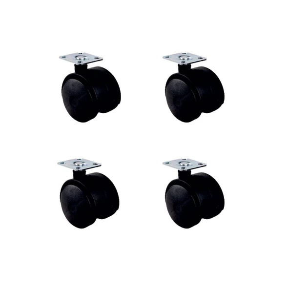 Küçük Plastik Tablalı Teker - 40 MM  HKS101 - 4 Adet TG-1395 346667 ürün görseli 1