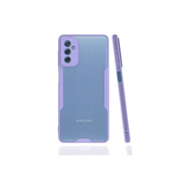 Samsung Galaxy M52 5g Kılıf Platin Silikon - Lila ürün görseli 1
