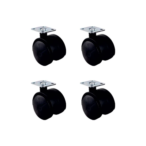 Büyük Plastik Tablalı Teker - 50MM HKS126 - 4 Adet TG-1395 346672 ürün görseli 1