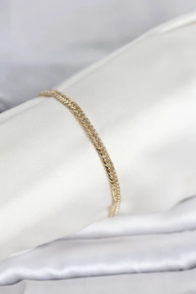 CM 14K Gold Renk Zincir Model Kadın Bileklik - TJ-BB8285 TG-1395 347190 ürün görseli 1