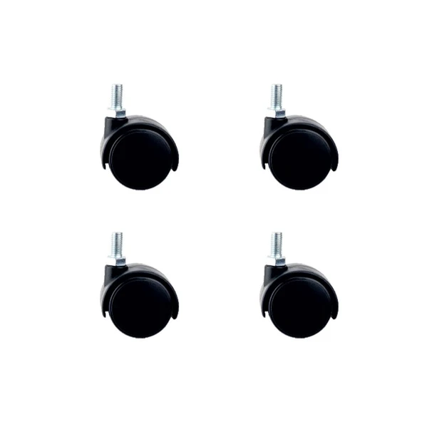 Küçük Plastik Vidalı Teker - 40 MM  HKS102 - 4 Adet TG-1395 346668 ürün görseli 1