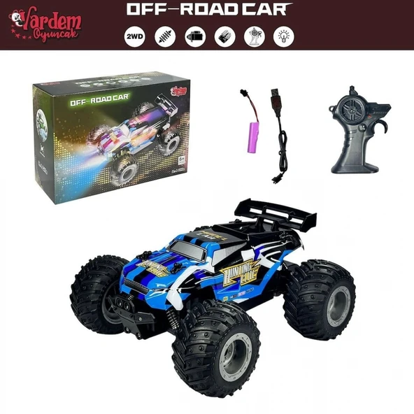 DS-1258A Uzaktan Kumandalı Full Fonksiyon 2.4G 1:18 Şarjlı High Off Road Araba ürün görseli 1