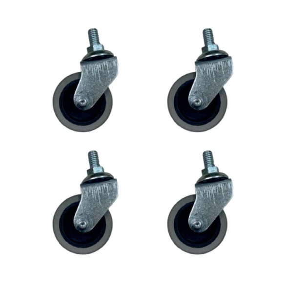 Furç Vidalı Bilyalı Teker - 20x50 - Gri HKS178 - 4 Adet TG-1395 346688 ürün görseli 1