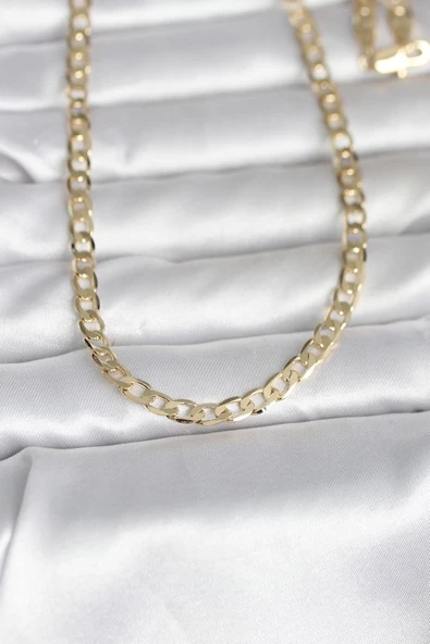 CM 14K Gold Renk Kalın Zincir Model 60 cm Kadın Kolye - TJ-BKO10991 TG-1395 347166 ürün görseli 1
