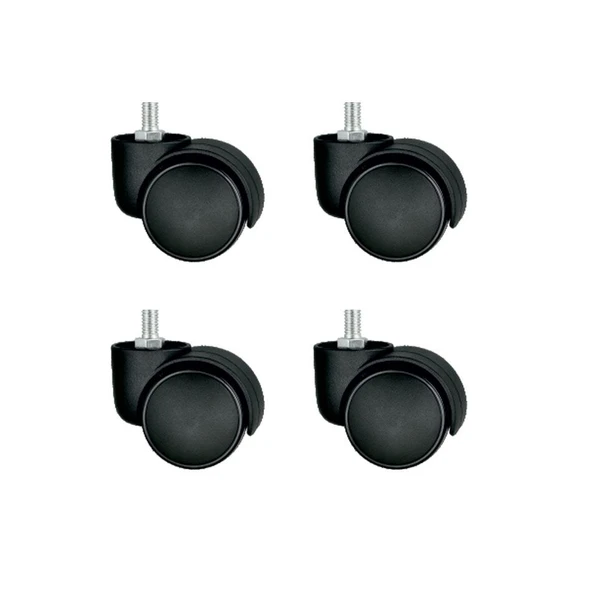 Bürosit Plastik Vidalı Teker - 50MM HKS152 - 4 Adet TG-1395 346683 ürün görseli 1