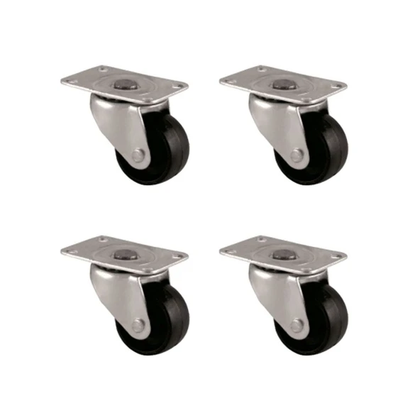 Furç Tablalı Bilyalı Teker - 32MM - Siyah HKS233 - 4 Adet TG-1395 346706 ürün görseli 1