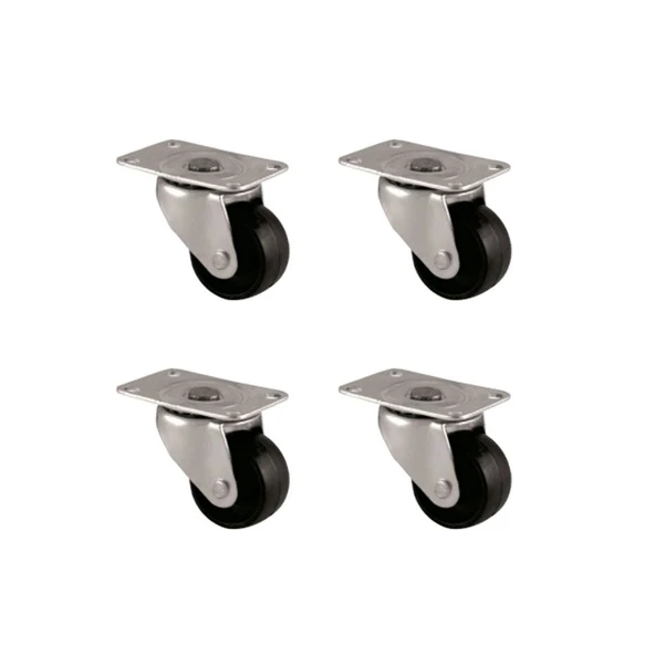 Furç Tablalı Bilyalı Teker - 38MM - Siyah HKS234 - 4 Adet TG-1395 346707 ürün görseli 1