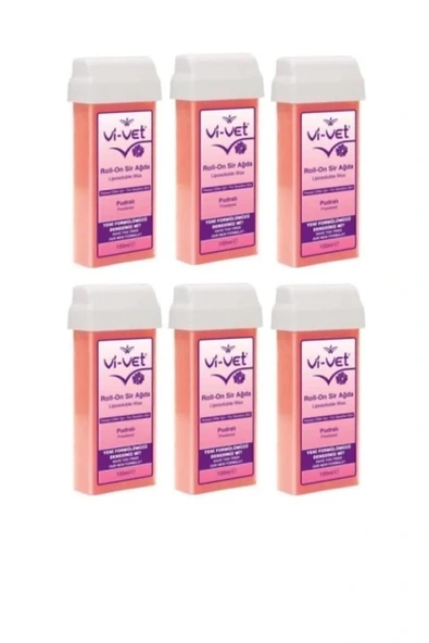Vi-vet Roll-on Kartuş Sir Ağda Pudralı 100ml 6 Adet ürün görseli 1
