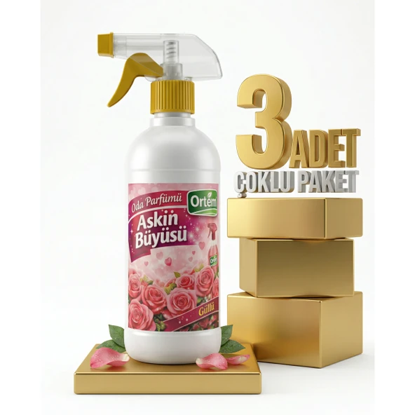 Ortem Oda Parfümü Aşkın Büyüsü 3x500 Ml ürün görseli 1