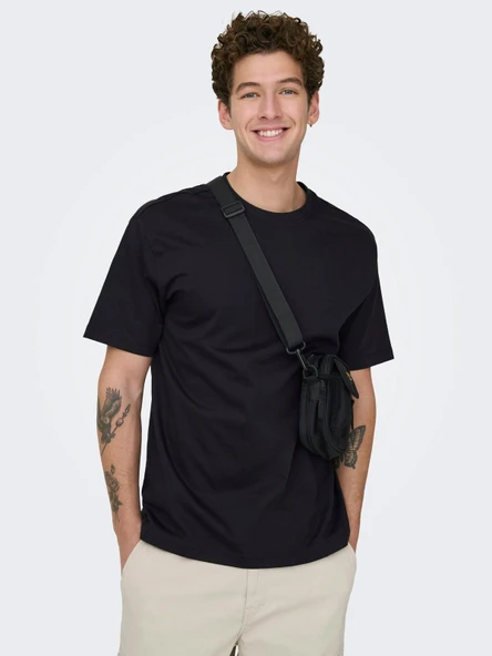 ONSFRED LIFE RLX SS TEE NOOS Black Black XL ürün görseli 1