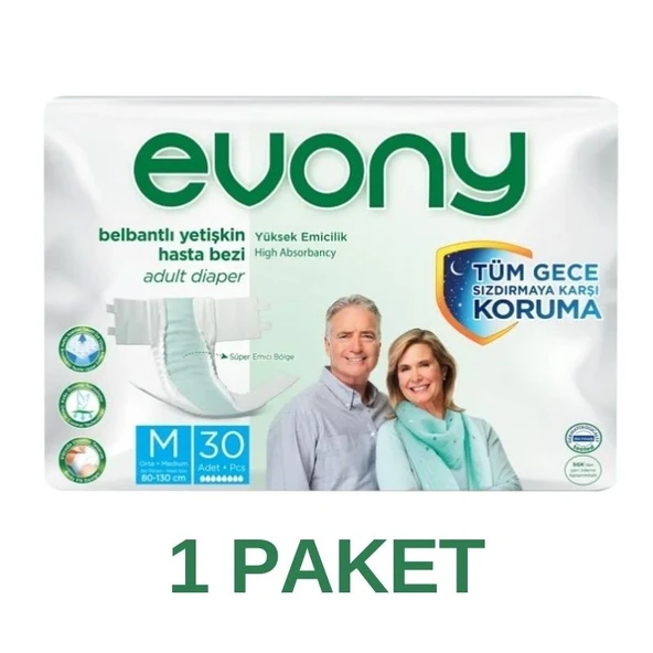 Evony-Yetişkin Bezi Medium 30'lu ürün görseli 1