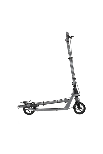Globber One K 165 Deluxe Scooter - Titanium - Resim 6
