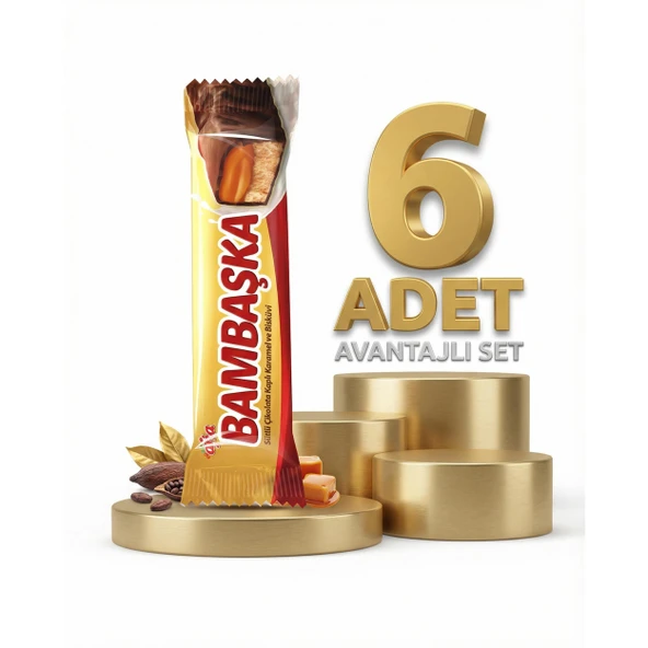Afia Bambaşka Karamelli Bisküvi 6x40 Gr ürün görseli 1