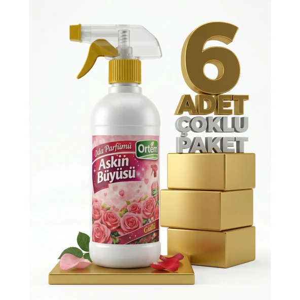 Ortem Oda Parfümü Aşkın Büyüsü 6x500 Ml ürün görseli 1